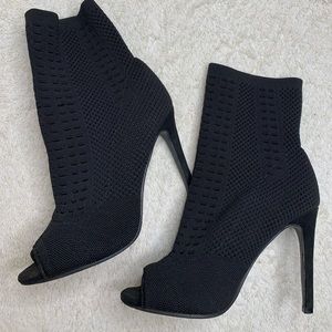 Black Stiletto Bootie